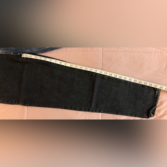 Black & Blue Split Leg Mom Jeans - 6 (M) - Picture 5 of 9